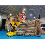 Customized PVC Inflatable The Pirate Ship Inflatable Obstacle Course Playground for sale