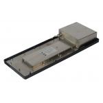 Black Marine Usb Panel Mount Keyboard With Optical Trackball