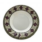 531 Series 7 Melamine Salad Plate Round And Flate Shape With Ripple for sale