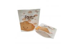 China Custom Printed Plastic Biscuit Packaging Bags With Ziplock Plantain Chips Cookie Package Pouch supplier