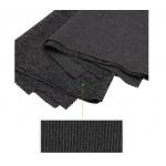 Cationic Stripes Grey Yarn Dyed Knit Fabric 280 GSM 87% Polyester 13% Spandex for sale