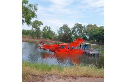 China 88kw Large Capacity Aquatic Weed Harvester For Water Weed Harvesting supplier