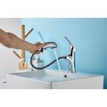 Electroplate Hot Cold  Rotatable Wash Basin Faucet For Bathroom for sale