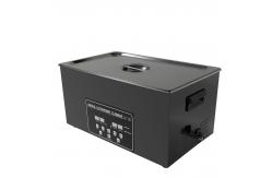 China Black Titanium 22 Liter Ultrasonic Cleaner 480W Ultrasonic Cleaning Unit Multi Frequency Adjustable supplier