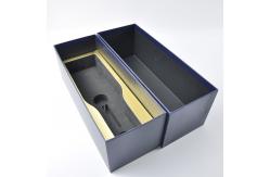 China Paper Mini Single Cardboard Wine Boxes with Eva Insert supplier