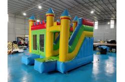 China Customized Commercial PVC Inflatable Combos Castle Inflatable Slide supplier