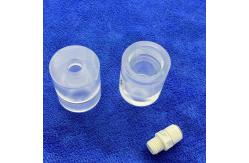 China Fused Silicon Sealed Quartz Thread Pipe / Science Lab Glassware supplier