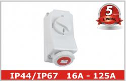 China 230V 400V Waterproof Interlocked Switch Sockets for Industrial Plug supplier