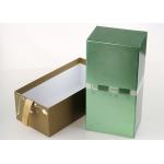 Green Rectangle Drawer Boxes Paper Tube Packaging For Cosmetics / Healthy Food