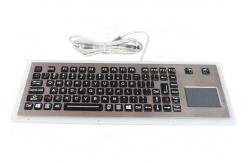 China IP68 Waterproof Ruggedized Military Compact Keyboard With Touchpad 89 Keys 5V DC supplier
