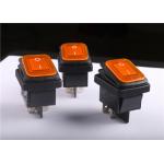 Honyone IP65 Waterproof Rocker Switch 4 Pin 12A 250VAC For Automotive