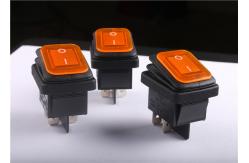 China Honyone IP65 Waterproof Rocker Switch 4 Pin 12A 250VAC For Automotive supplier