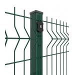 Hot dipped  galvanized 3D Curvy PVC Coated Welded Wire Mesh Fencing