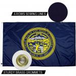 Outdoor Custom Flag State Of Nebraska Flag 3x5ft Heavy Duty Dupont Nylon US Flags for sale