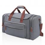 Large Capacity Grey Suitcase Duffle Bag With Shoe Compartment for sale