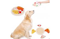 China Pizza Design ODM Pet Snuffle Mat For Dogs Iq Training Removable Toys supplier