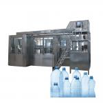 Reliable Full Automatic Water Filling Machine For Big Plastic Bottle , High Speed for sale