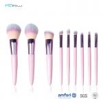 BSCI 9pcs OEM Pink Makeup Brush Set For Concealer for sale