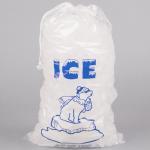 China Thick 38 micron 48 micron Reusable Ice Bags Disposable Food Garde manufacturer