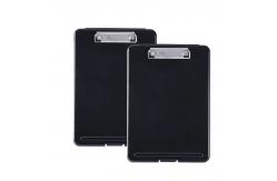 China Writable Plastic A4 Document Box Transparent Storage Box Silk Printed 24x35cm supplier