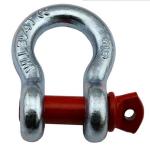 55T Galvanized Bow Screw Pin Anchor Shackle US Type Crosby G209 Shackle for sale