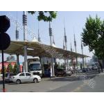 Security Space Frame Steel Structure Truss Purlin of Toll Station for sale