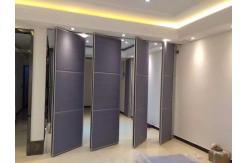 China Melamine Surface 65MM Thickness Max Height 4M Collapsible Operable Hanging Partition Walls supplier