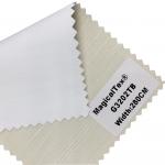 280cm 100% Blackout Water Resistant Polyester Blackout Solar Shades Pull Down Blinds Black Out Fabric for sale