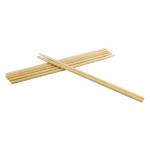 9Inch Printed Round Smooth Disposable Bamboo Chopsticks With Logo for sale