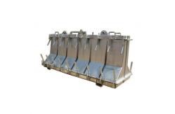 China OEM Aluminum Rotational Molding Tooling Plastic Traffic Barrier Mold supplier