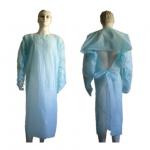 Breathable Disposable Plastic Gowns , Anti Blood Disposable Medical Clothing for sale