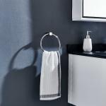 6.6 Inch Bathroom Towel Rings OEM Modern Polished Chrome Towel Bar Stainless Steel 304 for sale