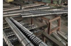 China High Output 100mm Screw And Barrel For Plastic Pipe Extrusion Machine supplier