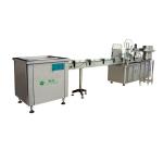 round bottle 3KW 1800BPH Plastic Bottle Filling Machine for sale