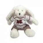 OAINI Fluffy Baby Toy Plush Bunny Toy Soft Fabric PP Cotton Stuffed Animal Toy for sale