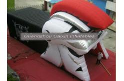 China inflatable mascot knight sport helmet tunnel for sale supplier