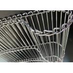 50cm Width 1mm Sus316 Flat Wire Conveyor Belt Pizza Production for sale