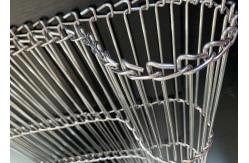 China 50cm Width 1mm Sus316 Flat Wire Conveyor Belt Pizza Production supplier