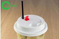 China Dessert Cup Plastic Drink Lids Durable With Transparent Clear Plug PP Material supplier