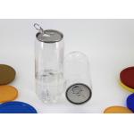 Eco - friendly 500 ml clear Cola Beverage Can , Aluminium easy open lid for sale