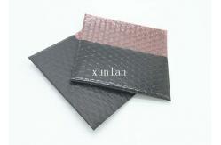 China Shiny / Matte Black Conductive Bag , Film Composite Flat Poly Mailers supplier