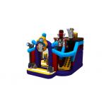 Pirate Theme Inflatable Bouncer With Slide Combo Inflatable Bubble House Playground For Outdoor for sale