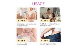 China Organic Turmeric Ginger Soap Weight Loss Handmade Hand Bath Slimming Soap supplier