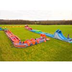 Race Wipeout Course Inflatable Tunnel , Rental 5k Inflatable Obstacle Course