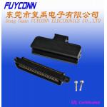 TYCO 50 pin or 64 Pin RJ21 Male Plug Centronic Champ IDC connector with 180 Degree Plastic Cover for sale