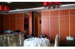 China Melamine Surface Banquet Hall Operable Partition Walls Floor To Ceiling Hanging System supplier