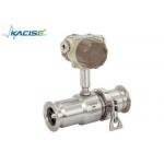 1/8'' - 2'' Turbine Flowmeters Measurement Of Small Flow Liquid Straight Tube Flow Meter For Vegetable Oil for sale