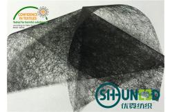 China Black Fusible Fleece Interfacing , Bonding Fabrics Fusible Webbing supplier