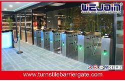 China Access Control Flap Barrier Gate Anti Reversing Turnstile Gate Entry Systems supplier