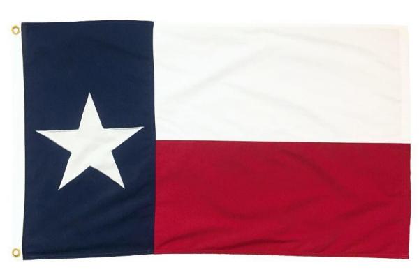 Custom 100% Polyester Flag Two Copper Buckles Double Thread Sewing Fade Resistance